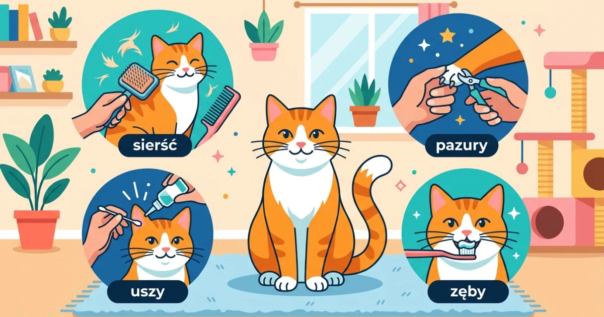 Jak pielęgnować kota: sierść, pazury, uszy i zęby?
