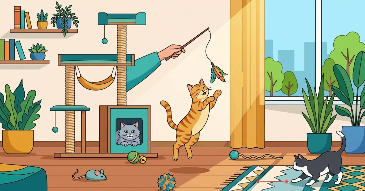 Zabawki i aktywność kota: jak zapewnić mu ruch i rozrywkę?